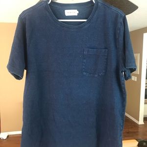 Blue wash Taylor Stitch T-shirt.